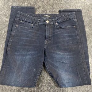 Express dark blue jeans, slim fit, 31x32